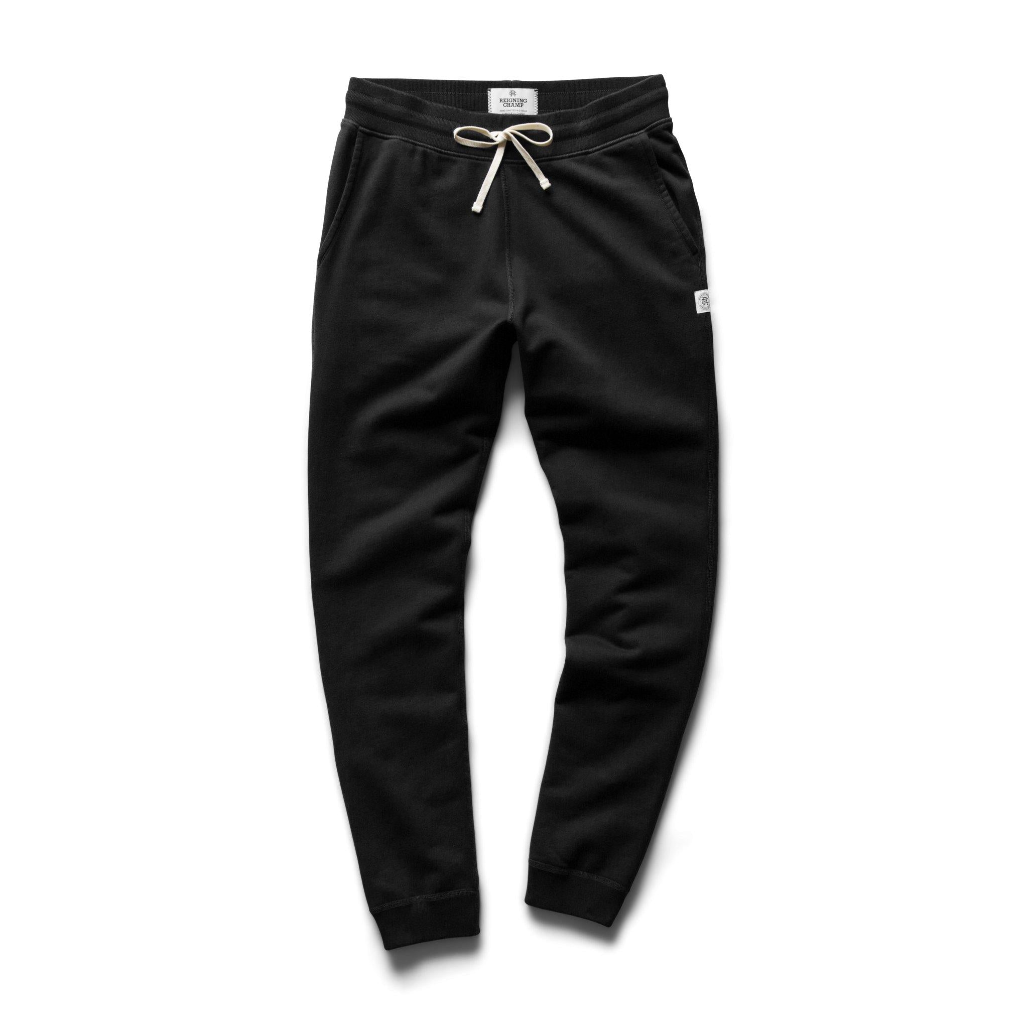 Reigning Champ Men's Knit Midweight Terry Slim Sweatpant — available at Norwood