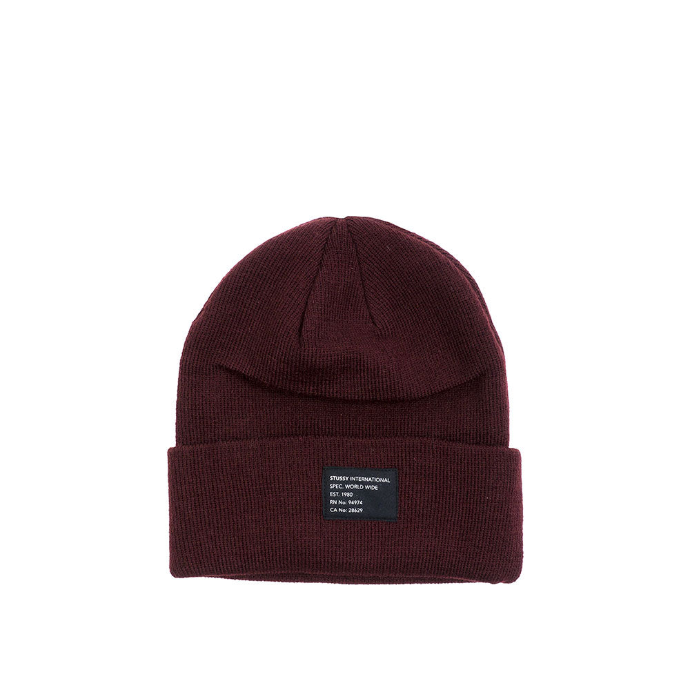 Stussy Watch Cap Beanie, Red — available at Norwood