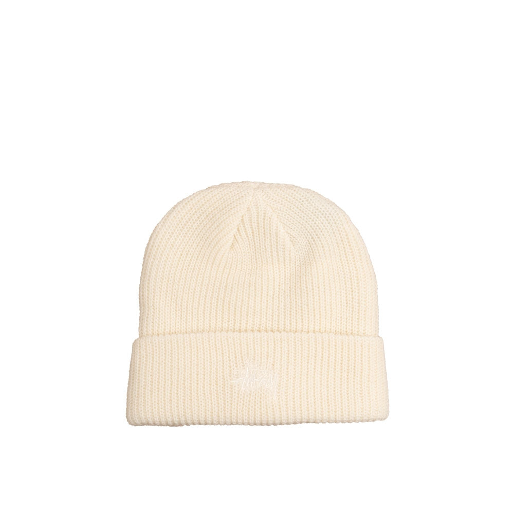 Stussy Basic cuff beanie - off white — available at Norwood