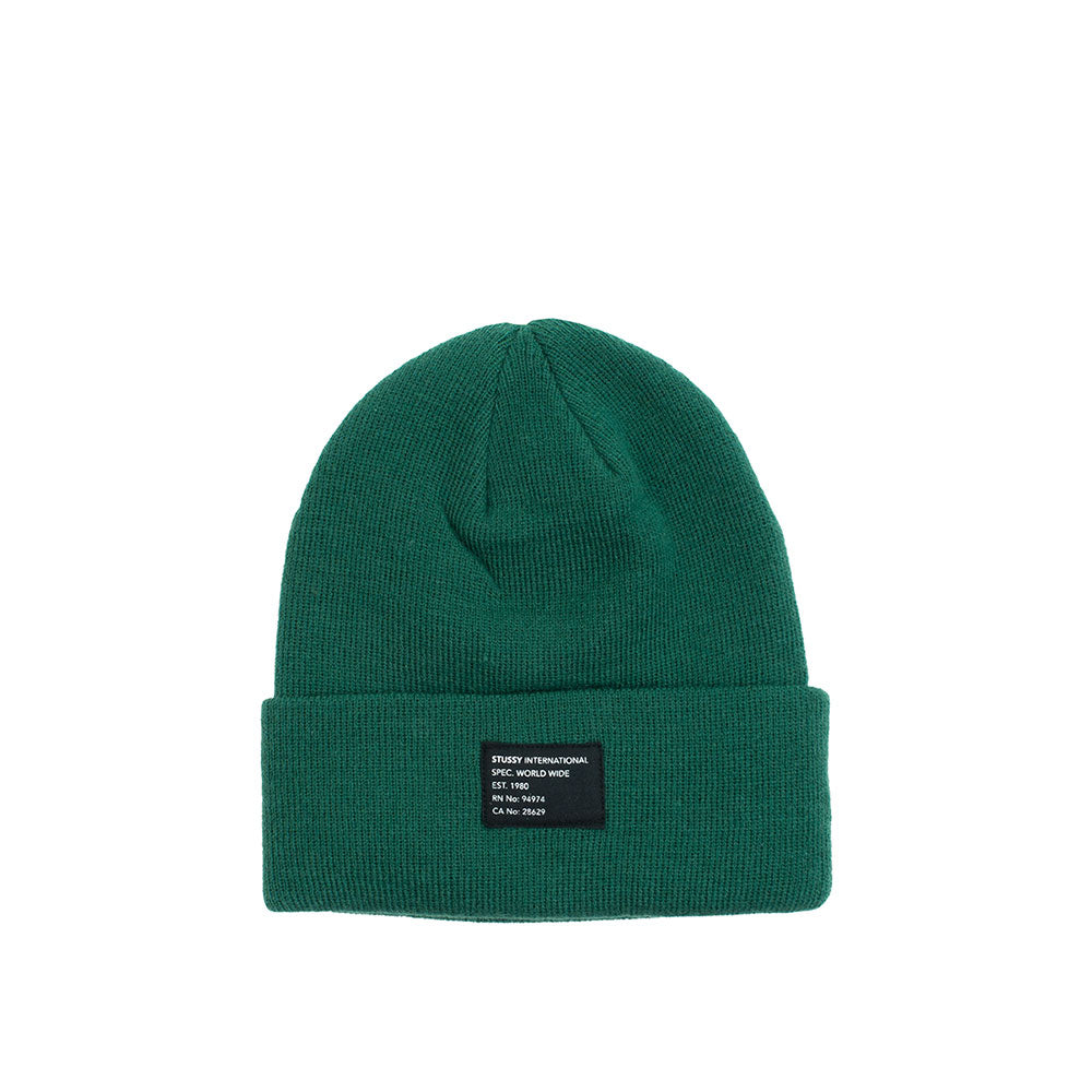 Stussy Watch Cap Beanie, Green — available at Norwood