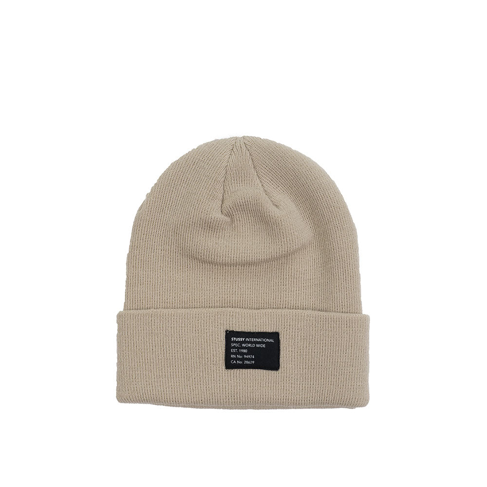 Stussy Watch Cap Beanie, Khaki — available at Norwood