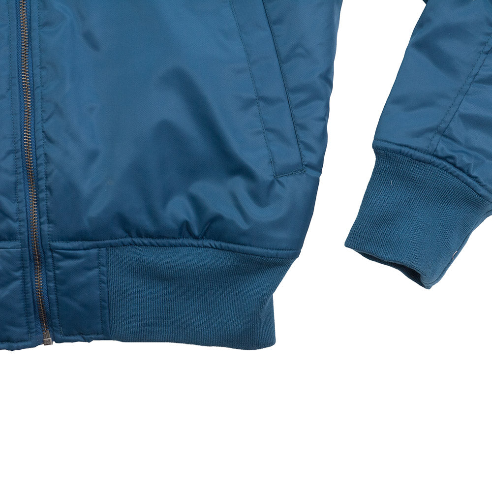 Stussy Flight satin bomber jacket — available at Norwood