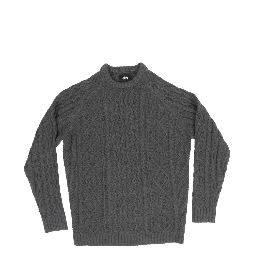Stussy Fishermans Cable Sweater — available at Norwood