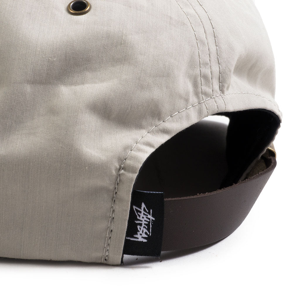 Stussy Waxed Cotton strapback cap — available at Norwood
