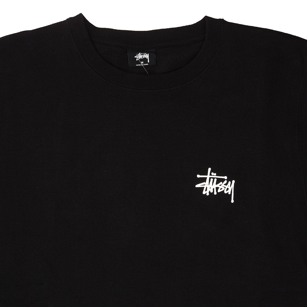 Stussy Basic Stussy crew sweatshirt — available at Norwood