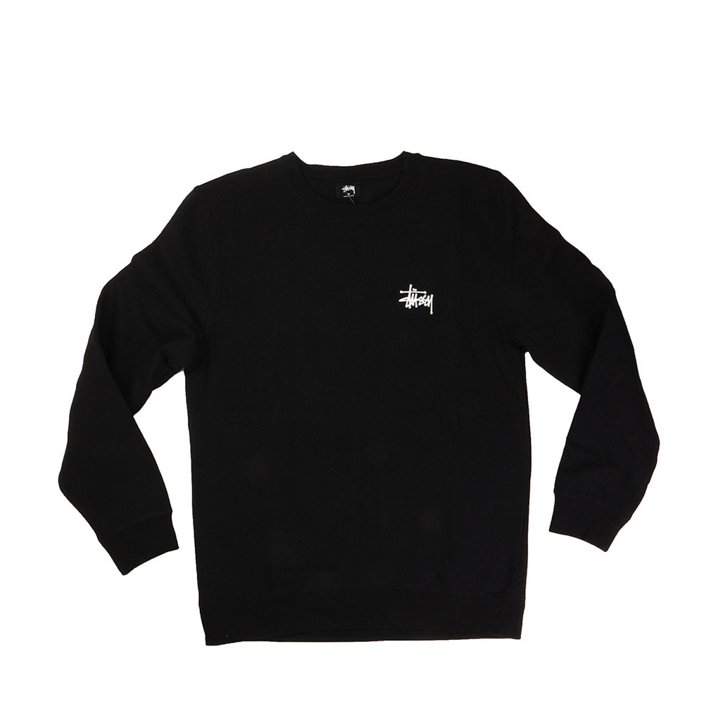 Stussy Basic Stussy crew sweatshirt — available at Norwood