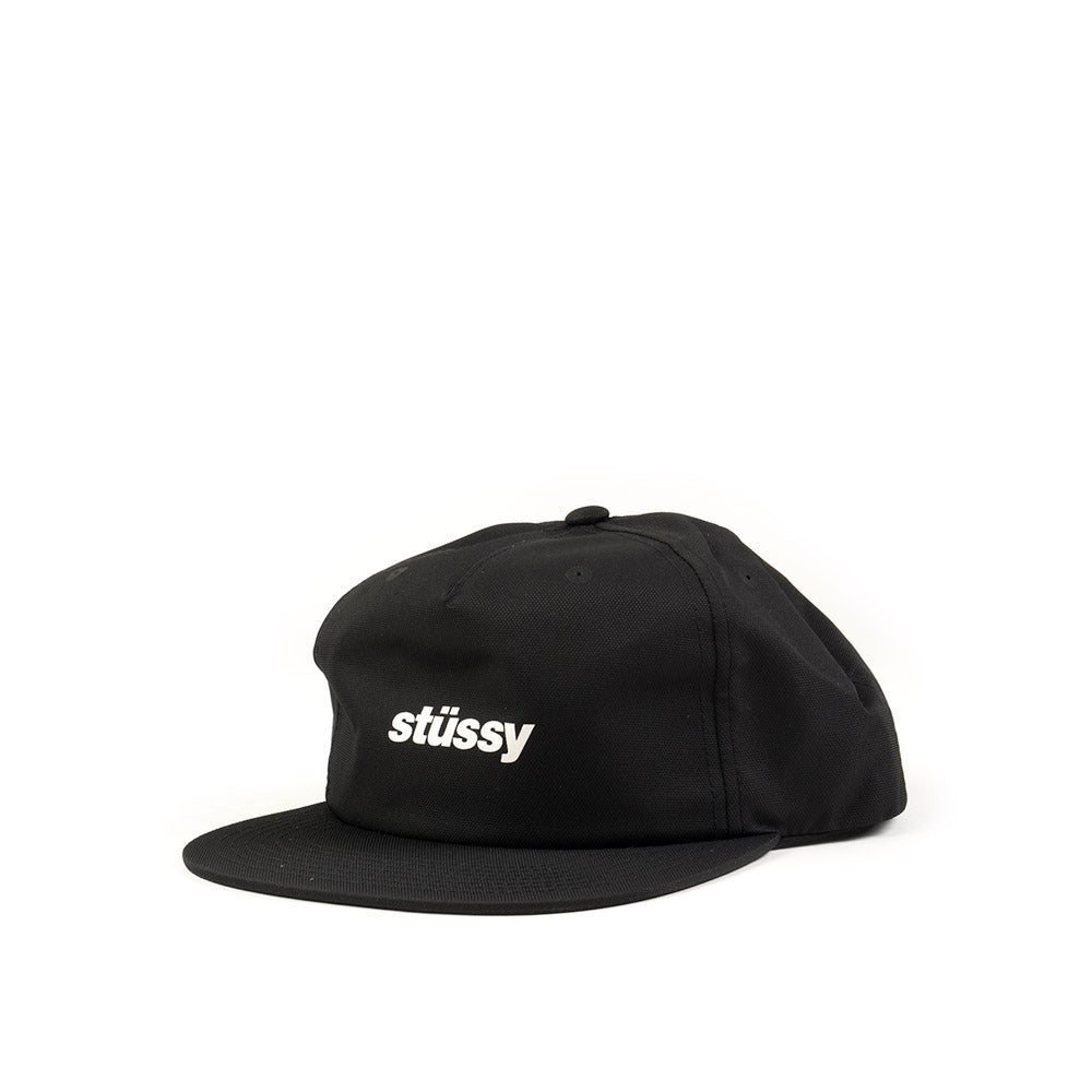 Stussy Poly Doby cap - black — available at Norwood