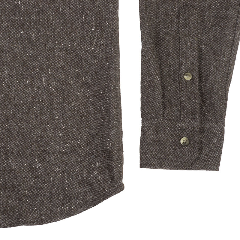 Stussy Speckle Flannel L/S Shirt — available at Norwood