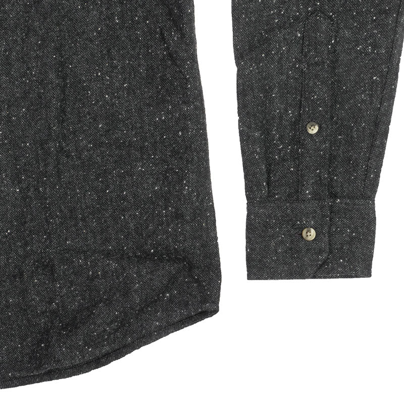 Stussy Speckle Flannel L/S Shirt — available at Norwood