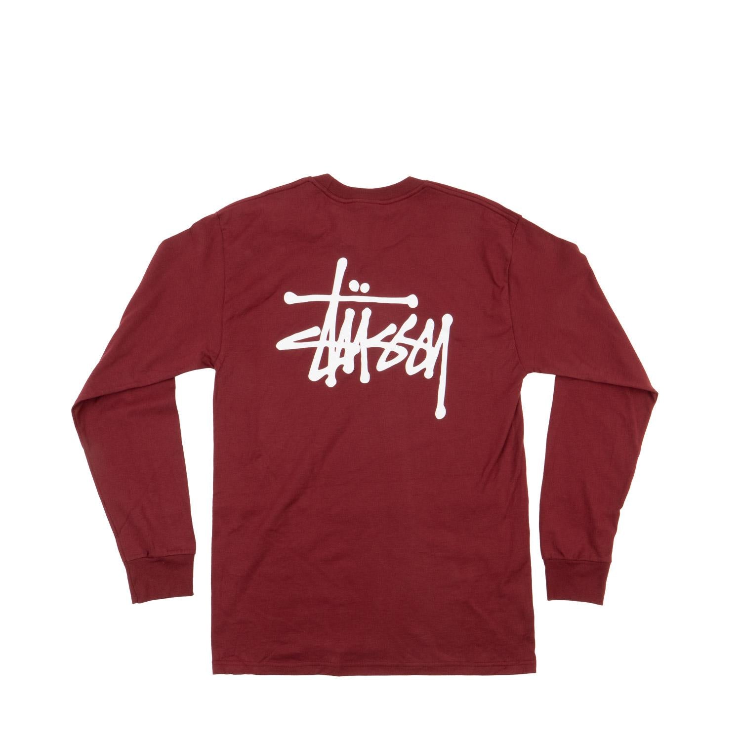 Stussy Basic longsleeve tee — available at Norwood
