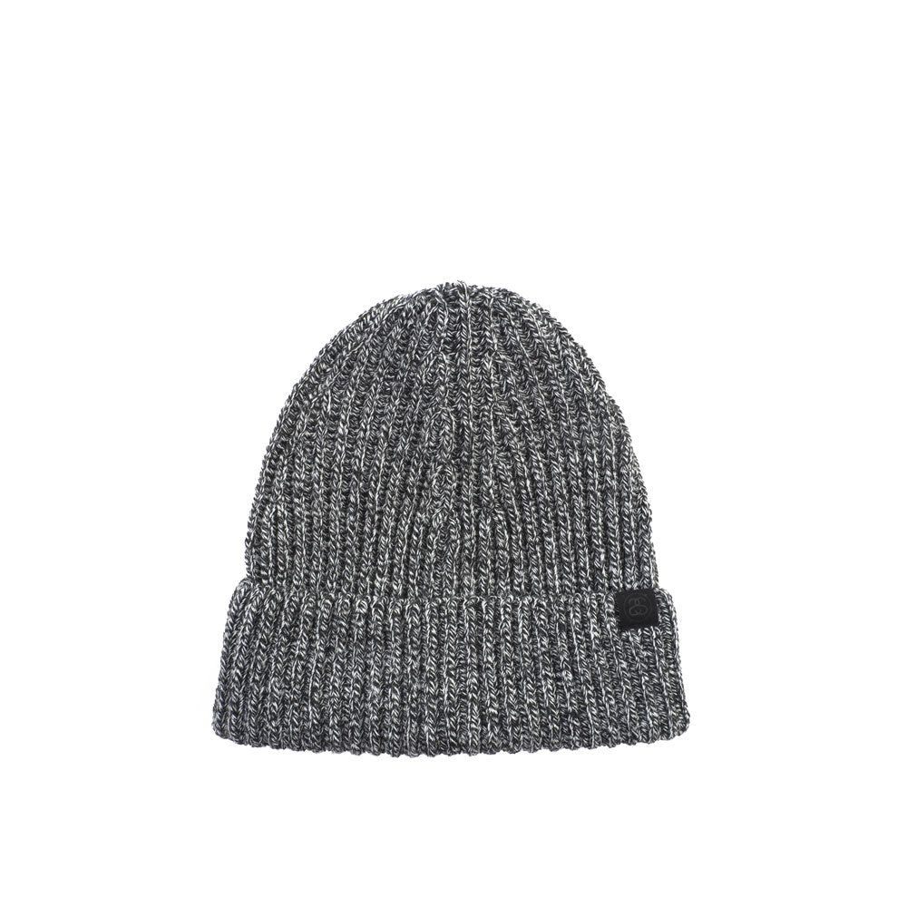 Stussy Marled Cuff Beanie, Black — available at Norwood