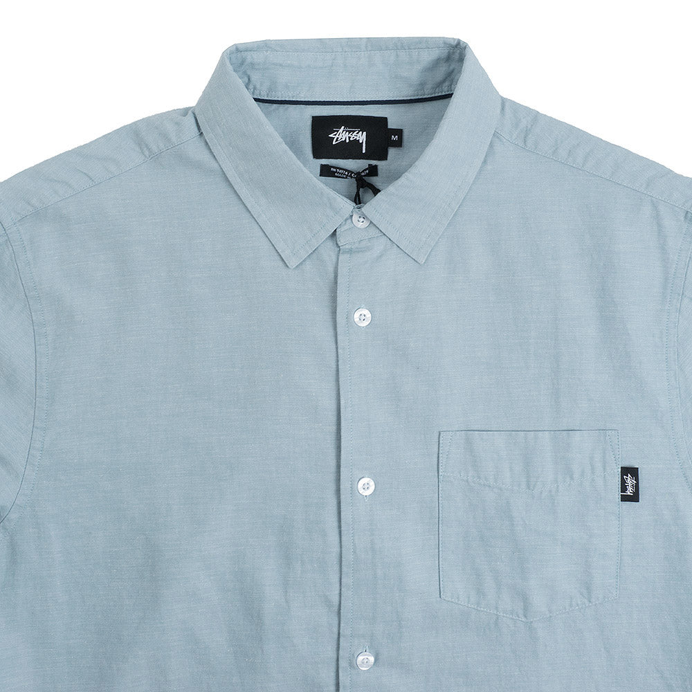 Stussy Classic Linen S/S Shirt — available at Norwood