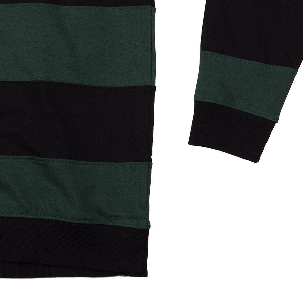 Stussy Hooded Stripe Rugby shirt — available at Norwood