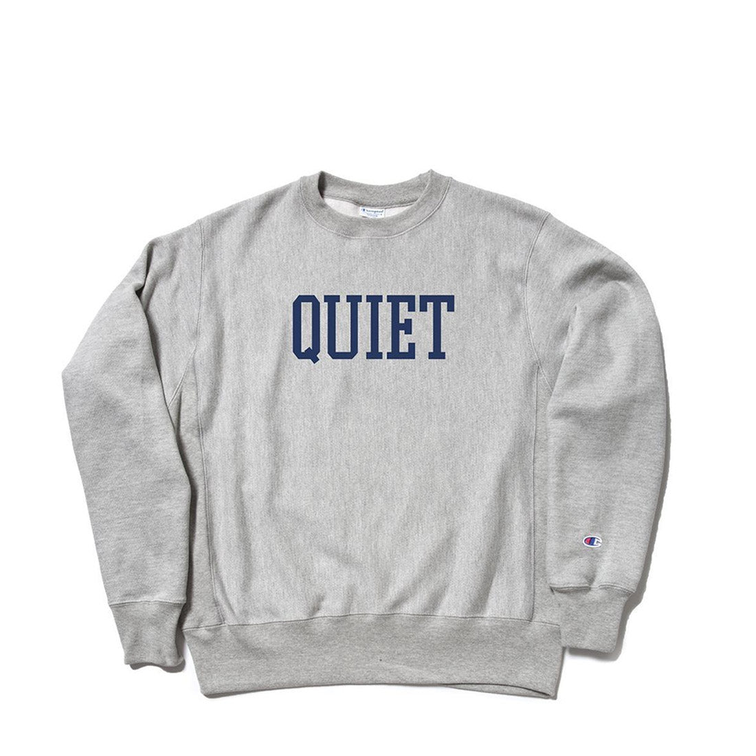 Quiet Life Champ Reverse Weave crew — available at Norwood