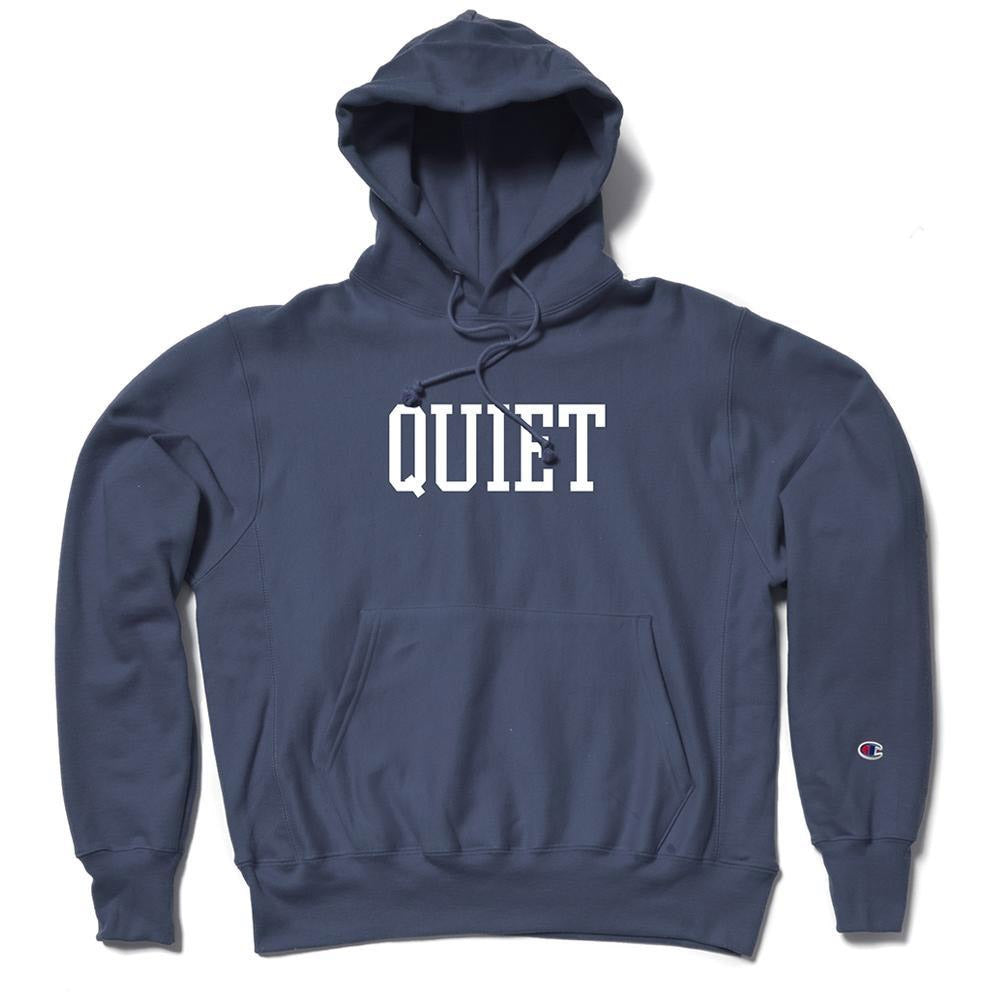 Quiet Life Champ Reverse Weave hood — available at Norwood