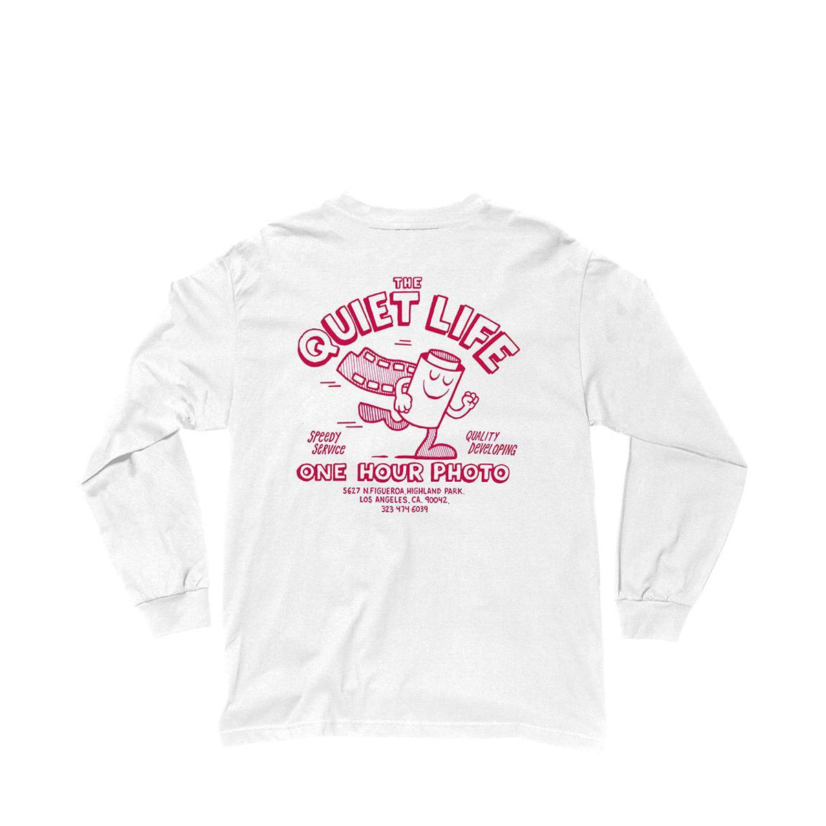 Quiet Life One Hour Photo long sleeved tee — available at Norwood