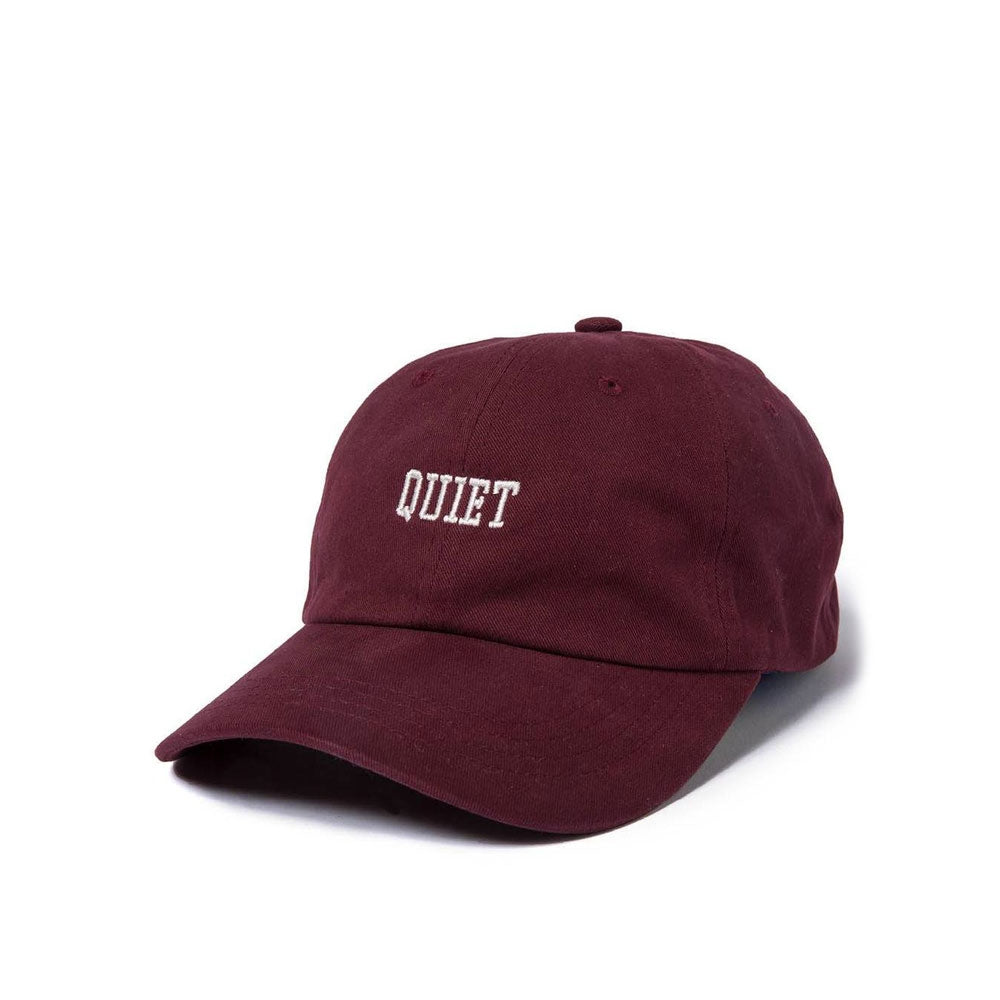 Quiet Life Quiet Dad hat - maroon — available at Norwood