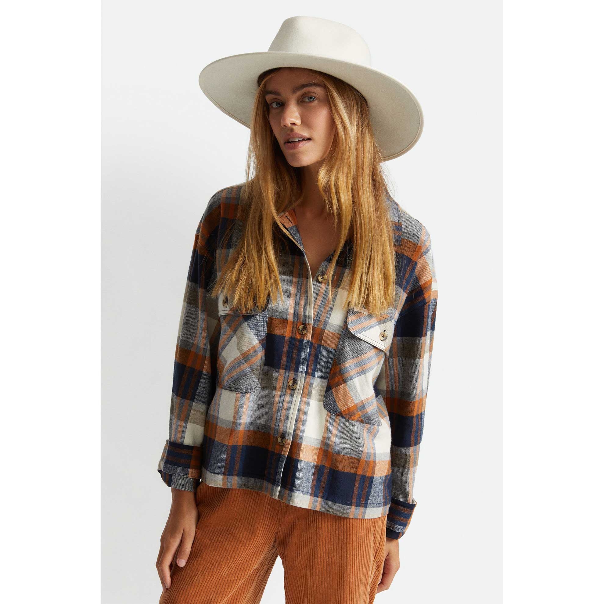 Brixton Womens Bowery L/S Flannel — available at Norwood