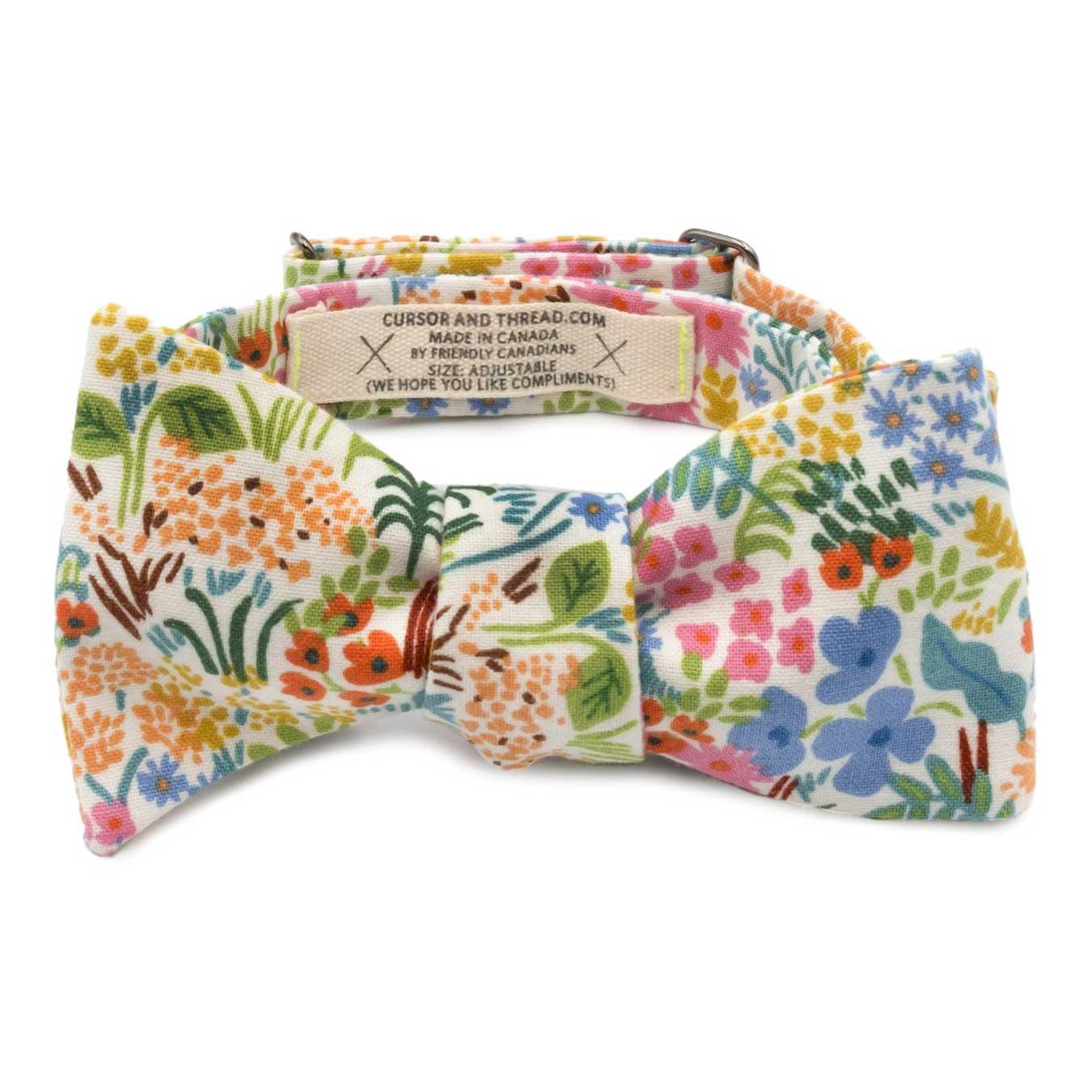 Cursor & Thread Waterton Floral Japanese Cotton Bow Tie — available at Norwood
