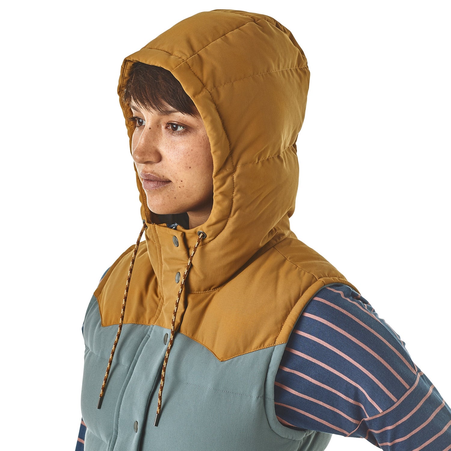 Patagonia Women's Bivy Down Hooded Vest — available at Norwood