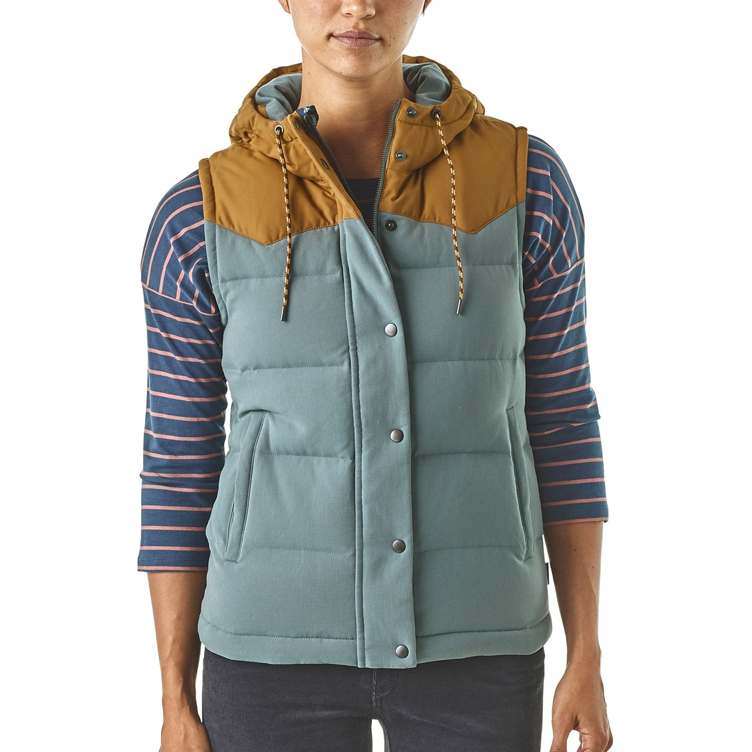 Patagonia Women's Bivy Down Hooded Vest — available at Norwood
