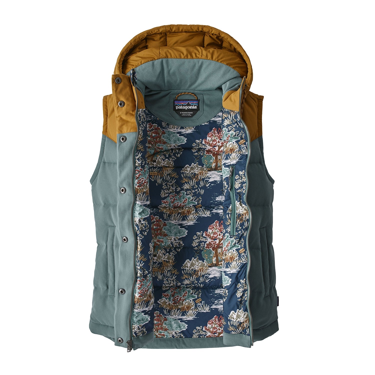 Patagonia Women's Bivy Down Hooded Vest — available at Norwood