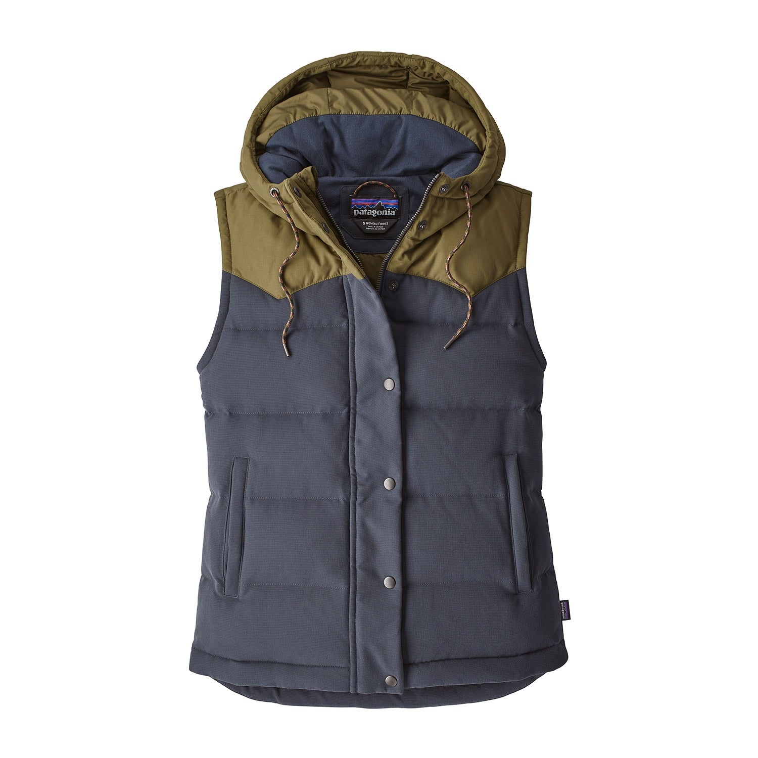 Patagonia Women's Bivy Down Hooded Vest — available at Norwood