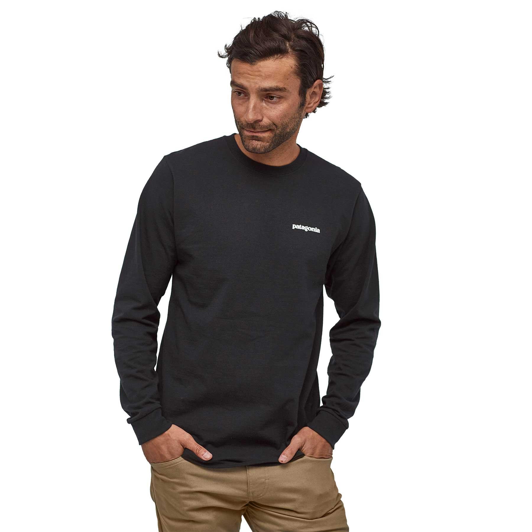 Patagonia Mens Longsleeve P-6 Logo Responsibili-tee — available at Norwood