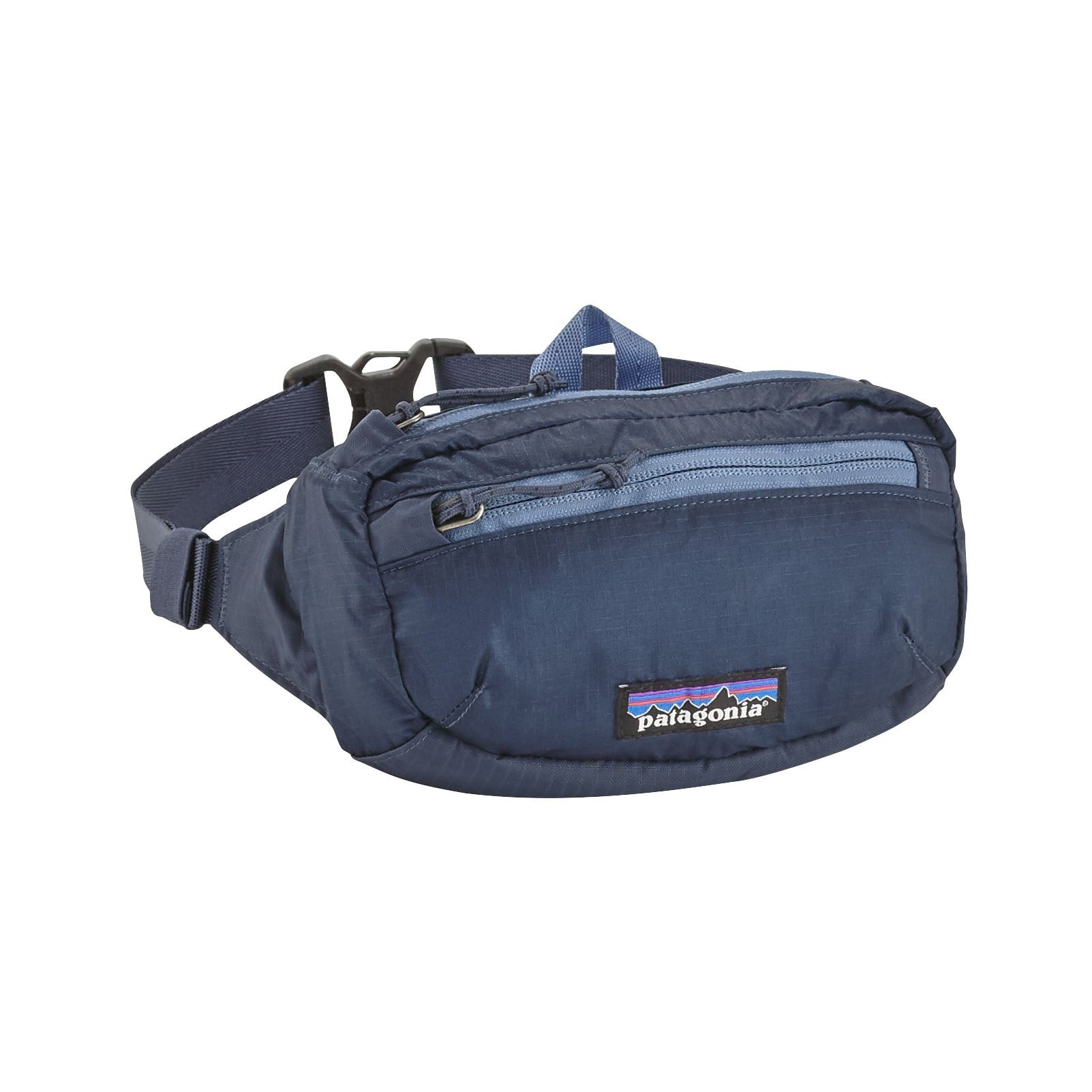 Patagonia LW Travel Mini Hip Pack, Dolomite Blue — available at Norwood