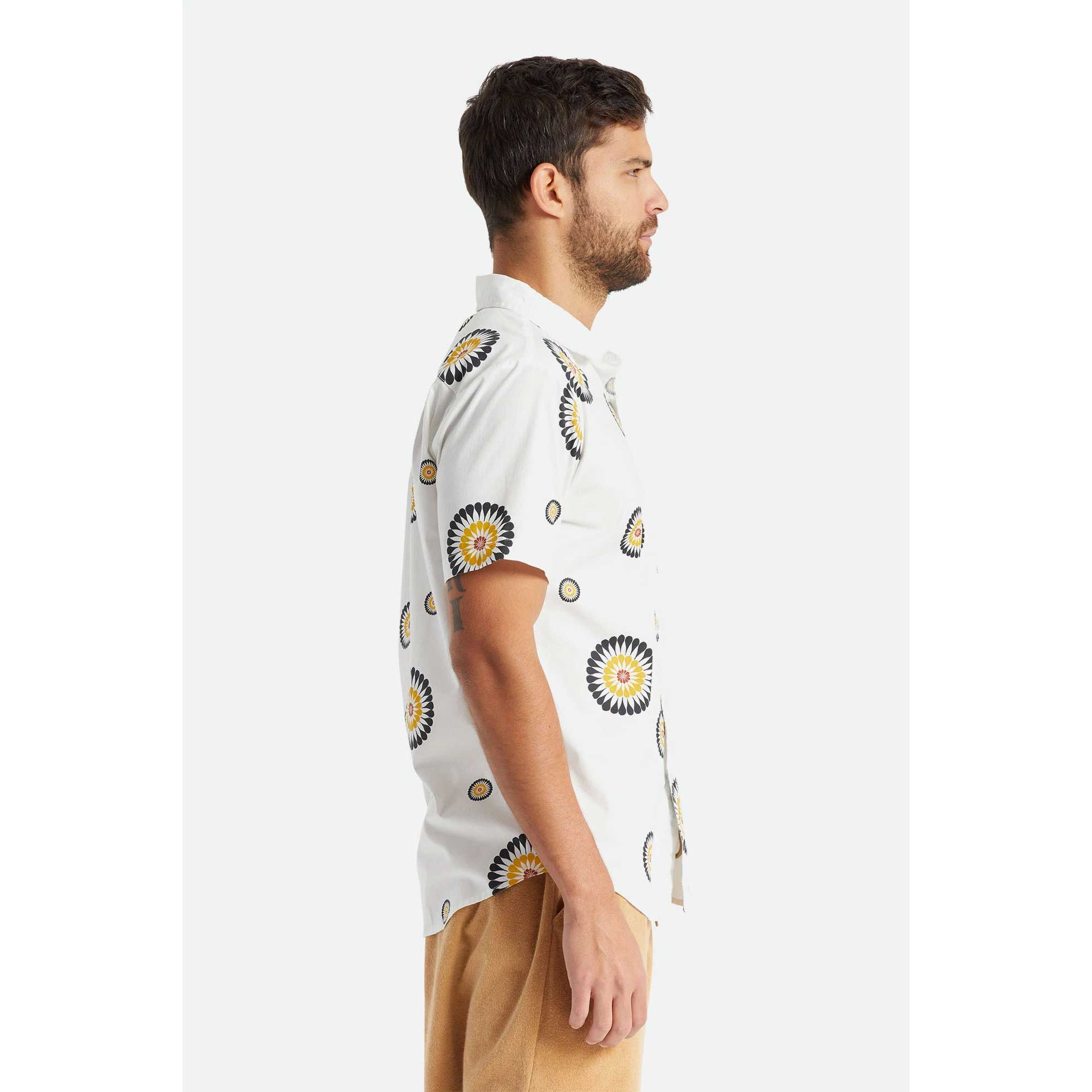 Brixton Charter Print S/S Woven Shirt — available at Norwood