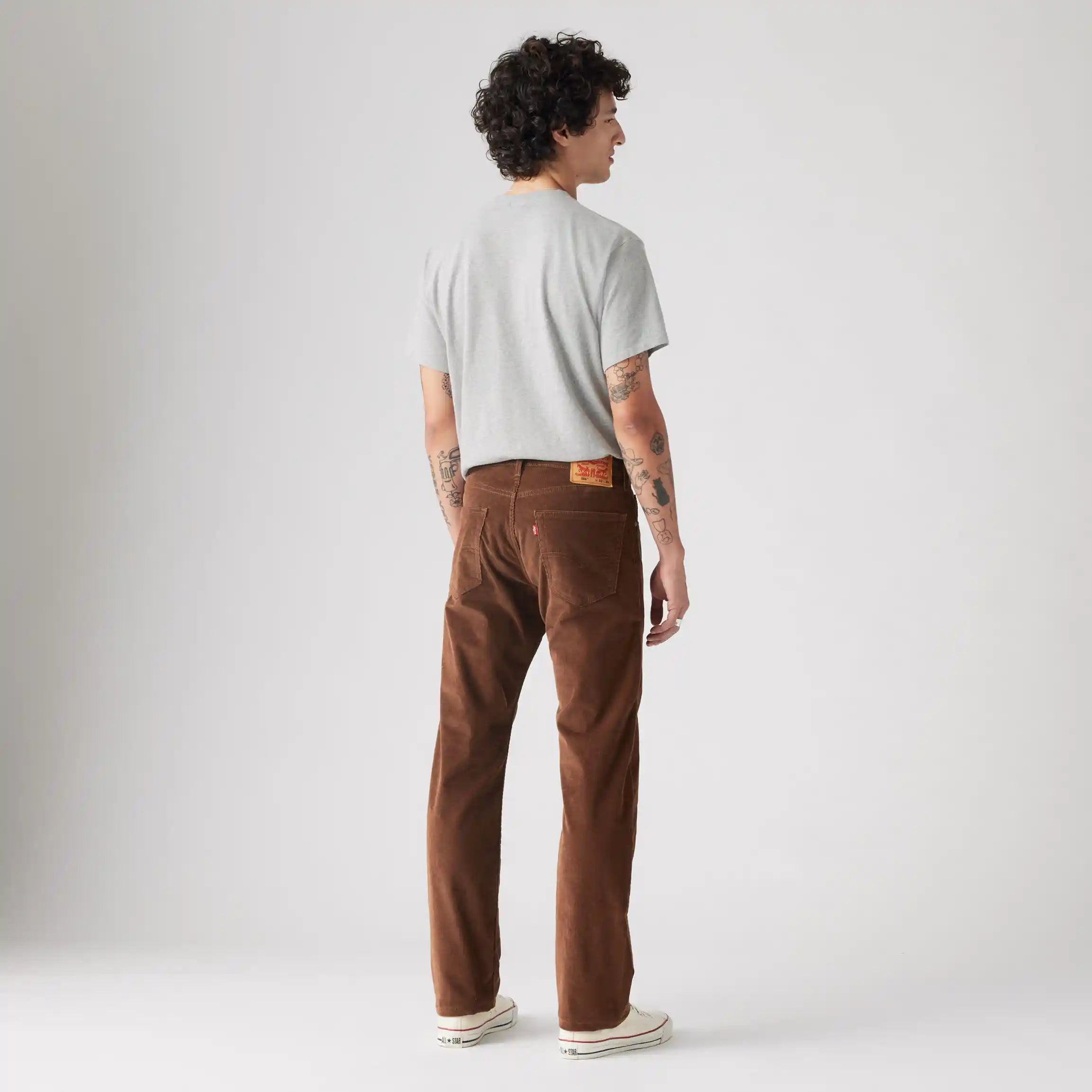 Levis 505 khaki jeans sales