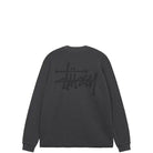 Stussy Basic Stock Long Sleeved Thermal, washed black