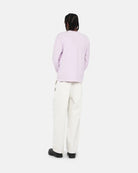 Stussy Lazy Long Sleeved Tee, lilac — available at Norwood