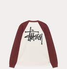 Stussy Raglan Thermal 2 Tone, off white — available at Norwood