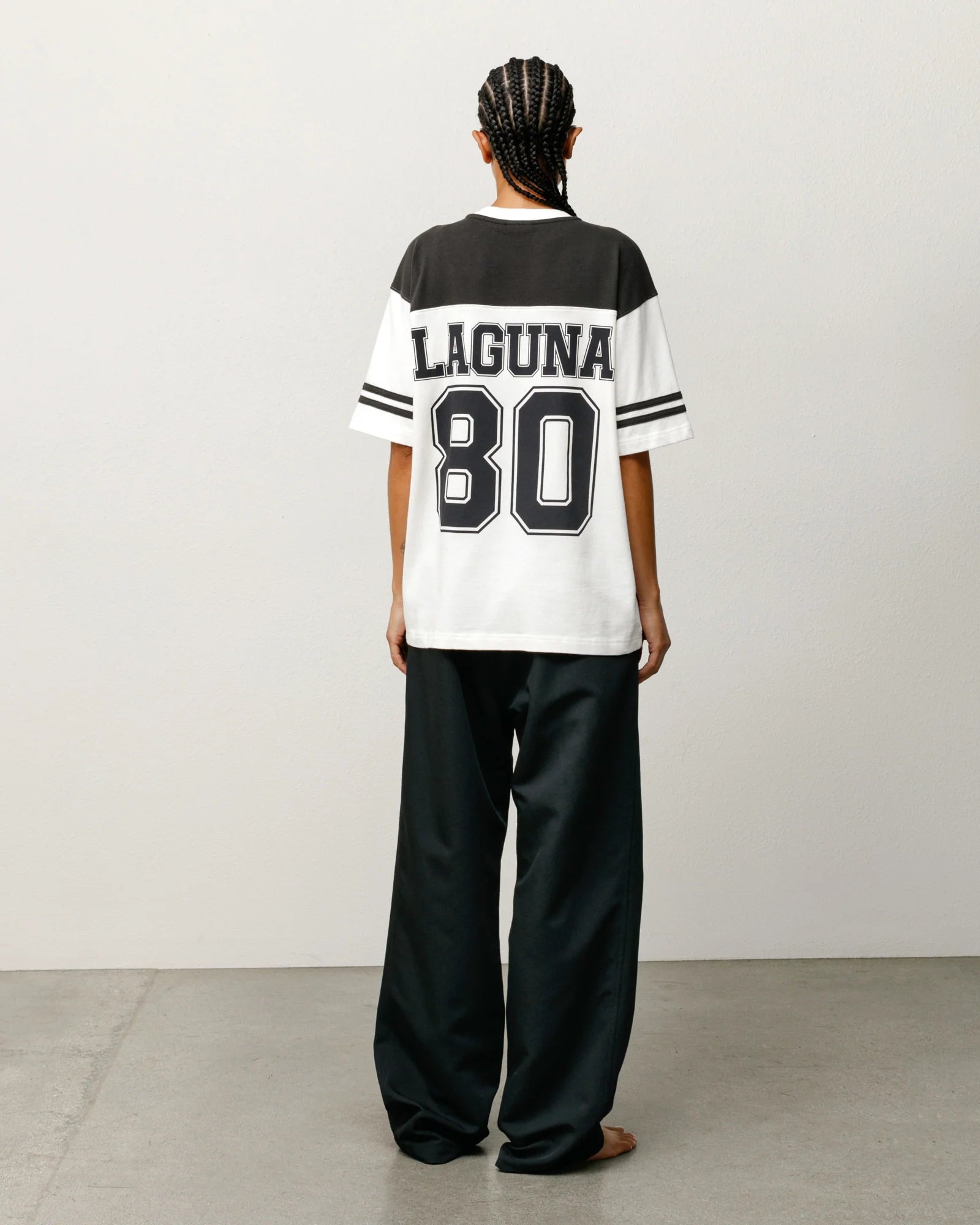 Stussy Laguna Short Sleeve, black — available at Norwood