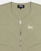 Stussy Recycled Nylon Liner Vest, coyote — available at Norwood