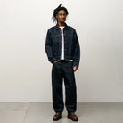Stussy Trucker Denim, rinsed indigo — available at Norwood