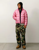 Stussy Midweight Puffer, pink — available at Norwood
