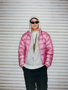 Stussy Midweight Puffer, pink — available at Norwood