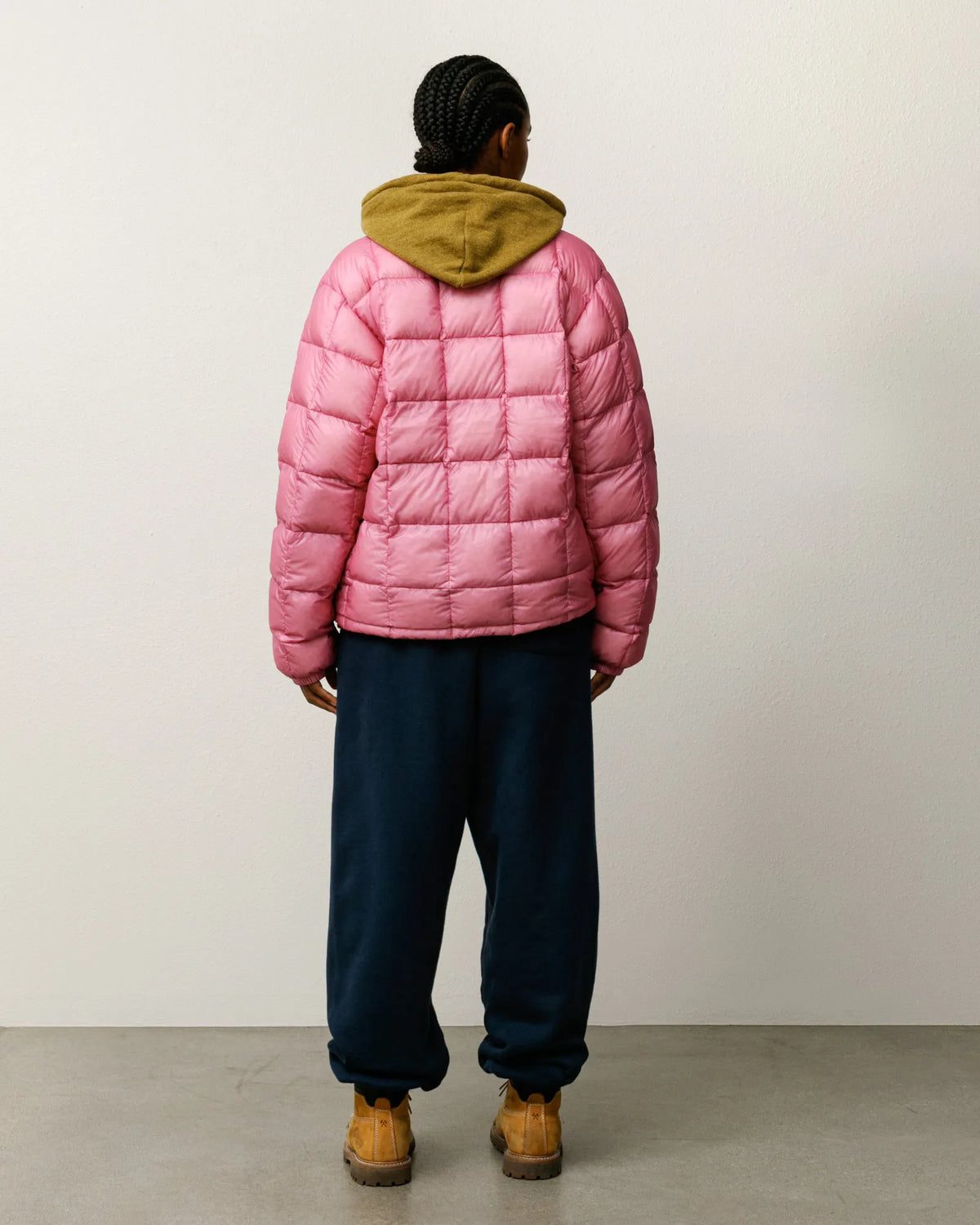Stussy Midweight Puffer, pink — available at Norwood