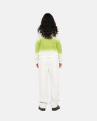 Stussy Pigment Dyed Loose Gauge Sweater, bright green — available at Norwood
