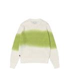Stussy Pigment Dyed Loose Gauge Sweater, bright green — available at Norwood