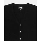 Stussy Brushed Cardigan, black — available at Norwood
