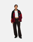 Stussy Sherpa Reversible Jacket, lava — available at Norwood