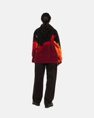 Stussy Sherpa Reversible Jacket, lava — available at Norwood