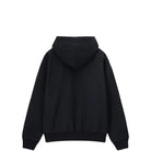 Stussy Stock Logo Zip Hood, washed black — available at Norwood