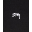 Stussy Stock Logo Zip Hood, washed black — available at Norwood