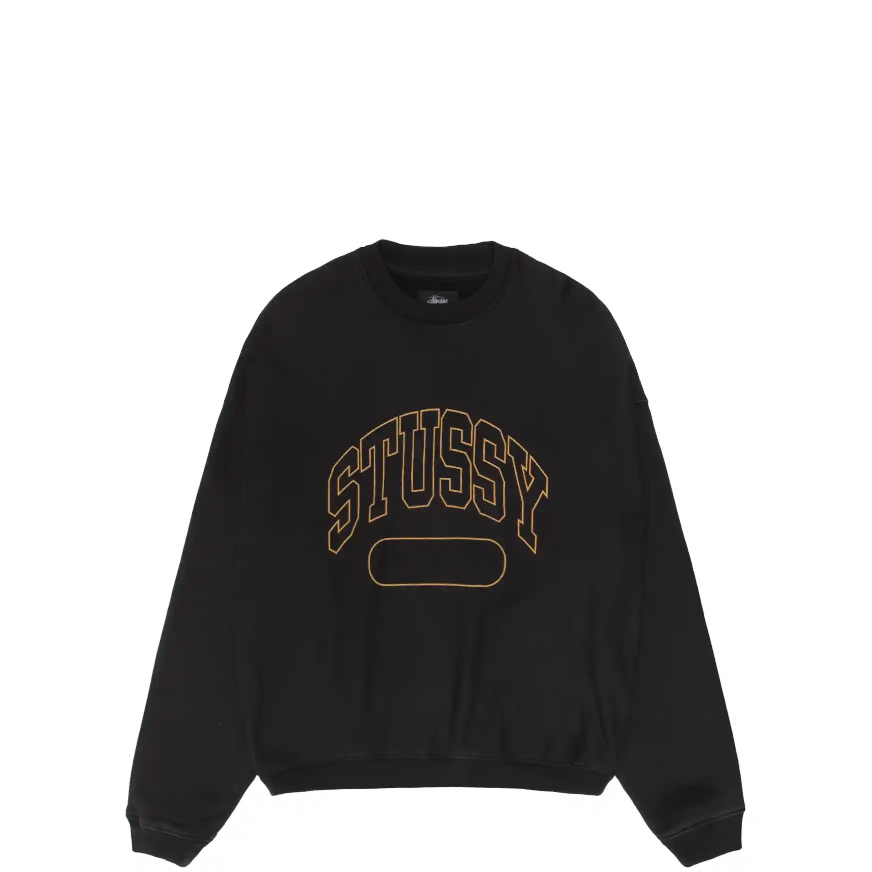 Stussy Varsity Oversized Crew, black – Norwood Stussy Varsity Oversized Crew, black – Norwood