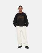 Stussy Varsity Oversized Crew, black — available at Norwood