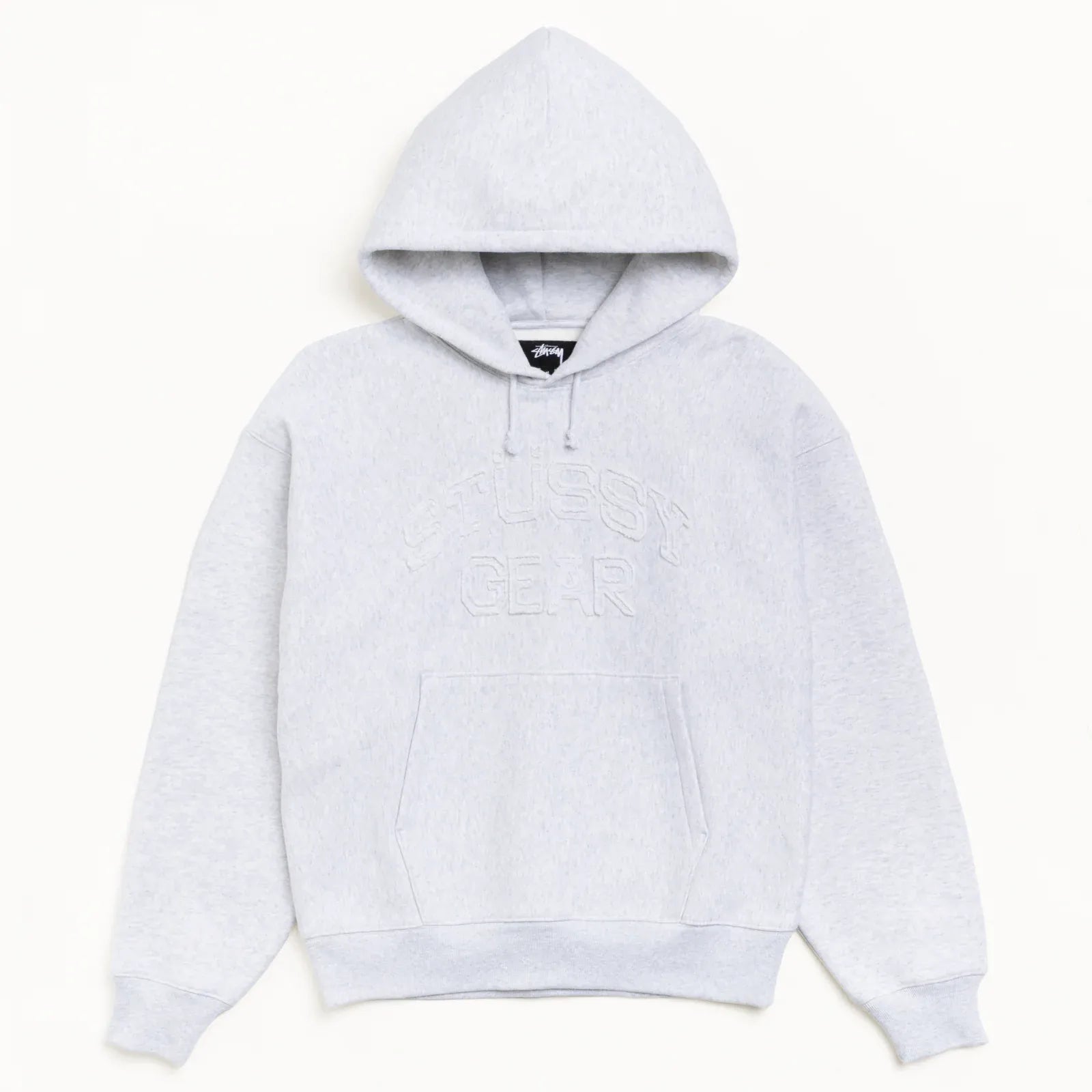 Stussy Gear Applique Hood, ash heather — available at Norwood